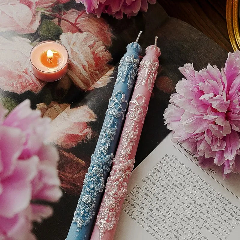 2pcs Scented Party Candles Soy Wax Home Decoration Wedding Candles Romantic Birthday Gifts 1