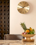 Gouden Wandklok van Aluminium – Rond Design-Wall Clock-Areamas-Areamas