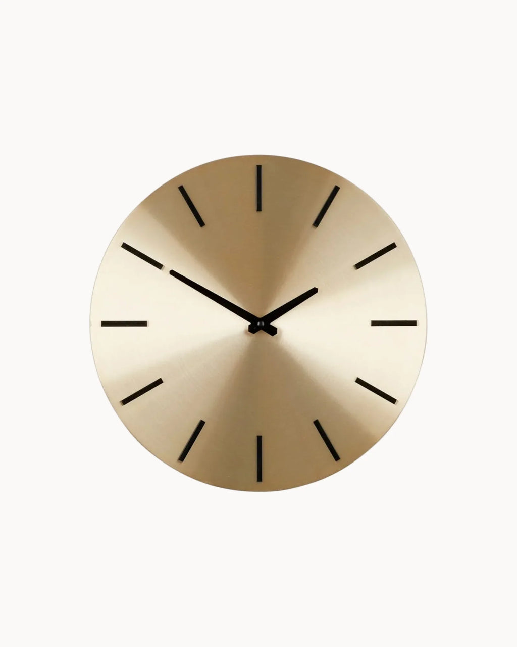 Gouden Wandklok van Aluminium – Rond Design-Wall Clock-Areamas-Areamas