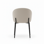 Moderne Keukenstoel met Rugleuning – Minimalistisch Design-Stoel-Areamas-Ivoor-Areamas