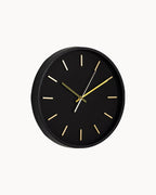Zwarte Wandklok met Stil Quarzmechanisme-Wall Clock-Areamas-Areamas