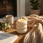 Donut Kaars Rond Design Geurkaars
