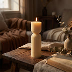 Nordic Ribbel Kaars Cilinder Pilaar