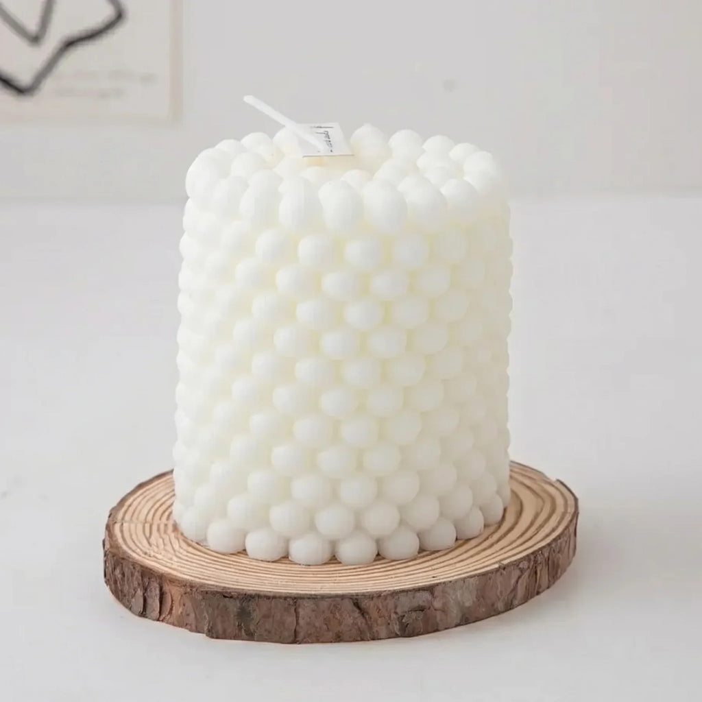 Nordic Bubble Kaars Cilinder Design