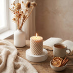 Nordic Bubble Kaars Cilinder Design