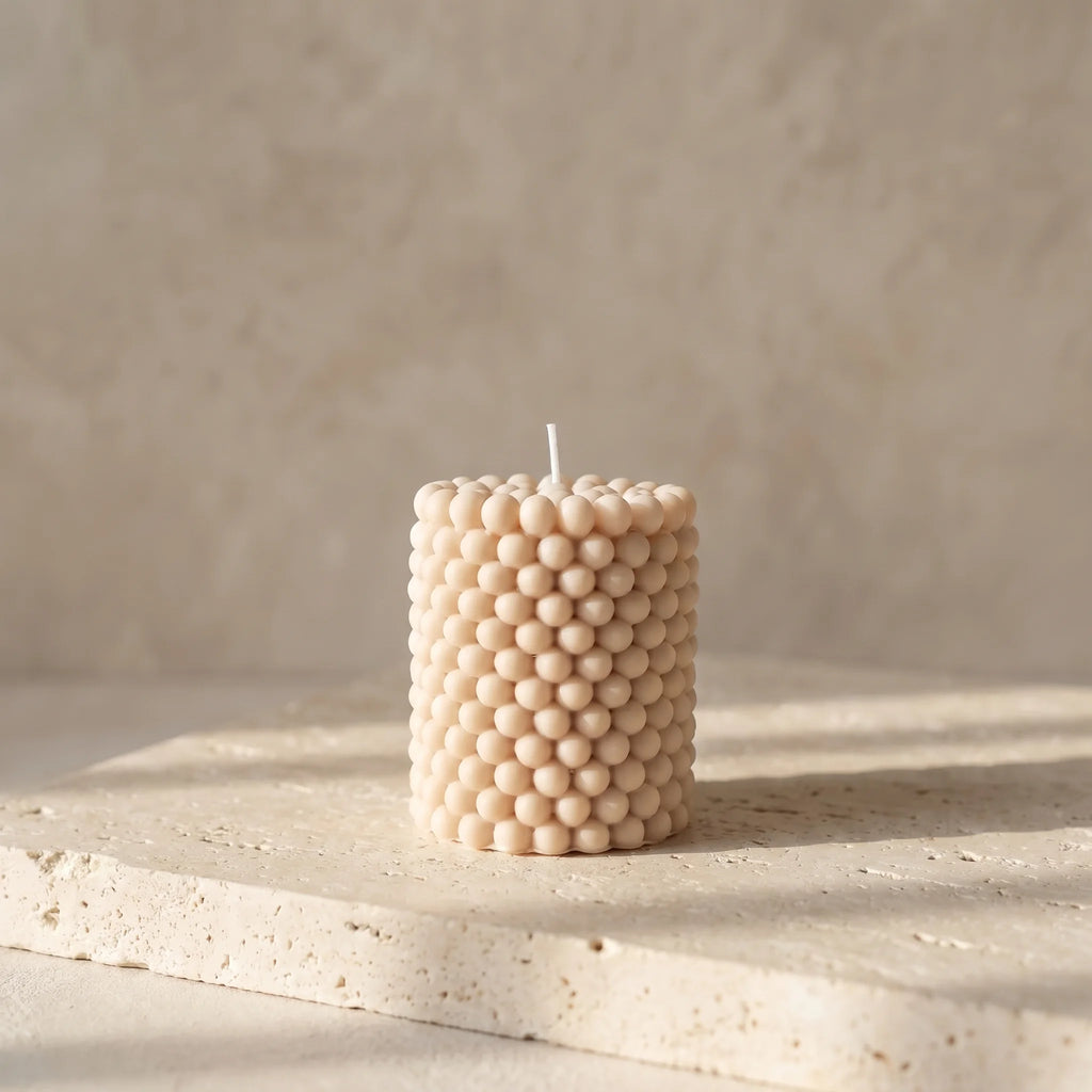 Nordic Bubble Kaars Cilinder Design