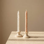 Set van 2 Dinerkaarsen Decoratief Design Geurkaars